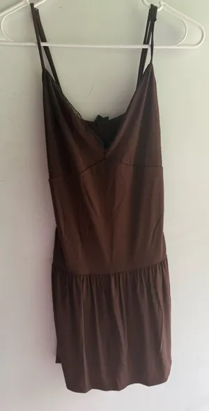 Wild fable brown camisole mini dress thumbnail 1