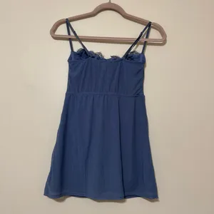 Urban Outfitters Modern Love Corset Blue Lace Mini Dress thumbnail 3
