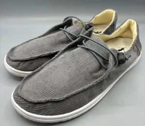 Corkys Kayak Shoes Womens Sz 10 Grey Corduroy‎ Slip On Lightweight thumbnail 1