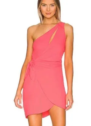 Amanda Uprichard x REVOLVE Conetta Mini Dress in Pink Ribbon Size XS thumbnail 1