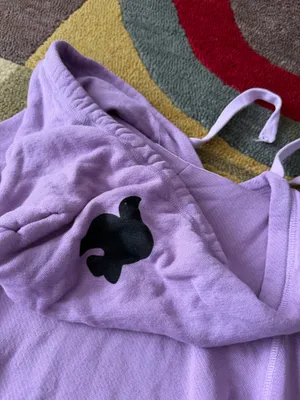 Freecity Life Nature Love Purple French Terry Pullover Hoodie Sweatshirt 0 / XS thumbnail 6