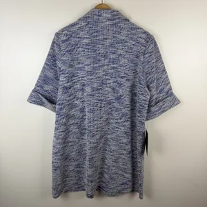NWT Pomander Place Tuckernuck Blue‎ Tweed Shift Dress XL Old Money Preppy Office thumbnail 4