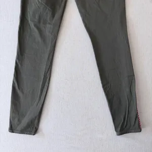 J Crew‎ Toothpick Ankle Pants 25 Olive Side Stripe Skinny Stretch thumbnail 9