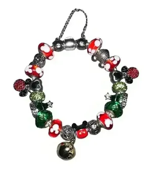 Unbranded Silver Christmas Charm‎ Bracelet thumbnail 1