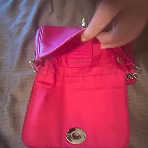 Coach Pink Leather Shoulder Bag thumbnail 10