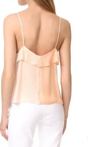 Rag & Bone Posta Cami in Bright Peach Medium thumbnail 1