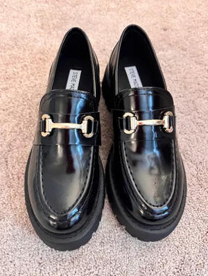 Steve Madden Black Loafers thumbnail 1