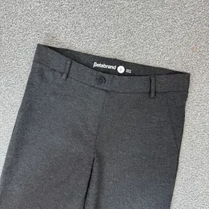 Betabrand Classic Straight Leg Yoga Dress Pants Gray‎ Small thumbnail 6