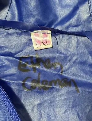 Virgin Voyages Meteor Shower Packable Rain Jacket Blue Size XL thumbnail 10