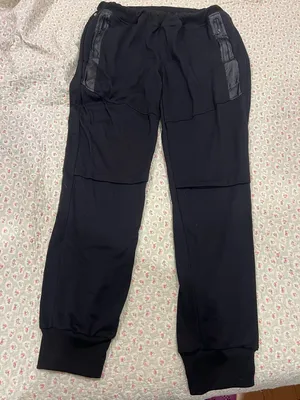 Black Women's Track Joggers with Zip Pocket Size XL thumbnail 2