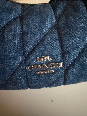 Coach Carmen Denim Quilted Mini Bag thumbnail 8