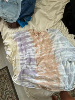 Light Color Tie Dye Tshirt thumbnail 3