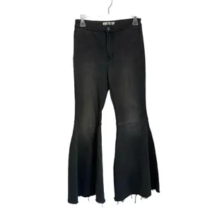 We The Free Groovy Ultra Flare Jeans 27S Black Wash High Rise Boho Retro‎ thumbnail 2
