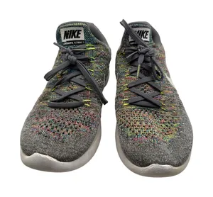 Nike‎ Womens Lunrepic Low Flyknit 2 Gray Running Shoes Size 8 thumbnail 1