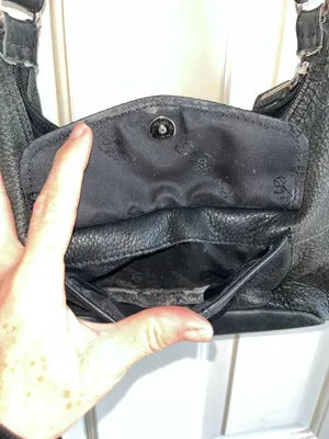 Fossil Black Pebbled Leather Shoulder Bag 75082 thumbnail 2