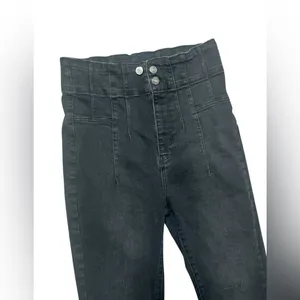 Free People We the Free Flare Jeans Black Size 30 thumbnail 2