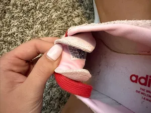 adidas Samba Suede Sneakers - Pink & Red thumbnail 4
