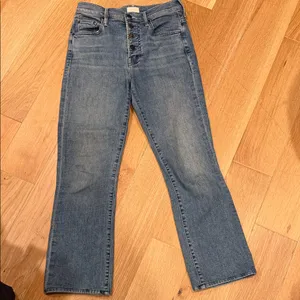 MOTHER the pixie insider ankle button fly Blue‎ Jeans 26 Blue thumbnail 2