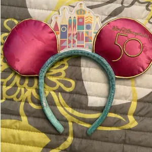 NWOT Disney Parks Mickey Mouse: The Main Attraction It's a Small World Ears thumbnail 2