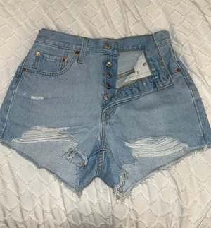 Levi’s 501 Denim Shorts Button Fly thumbnail 1