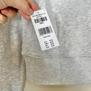 NWT Hollister Logo Zip Up Hoodie Sweatshirt Jacket with Pink Accents Size S thumbnail 4