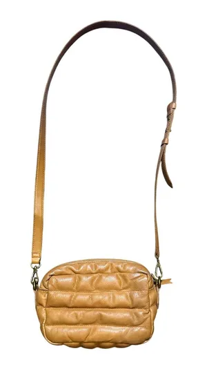 Madewell The Transport Camera Bag: Puff Edition in Warm Hickory Brown thumbnail 1