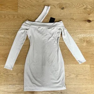 Michael Costello X Revolve Lydia Mini Dress in Beige thumbnail 1
