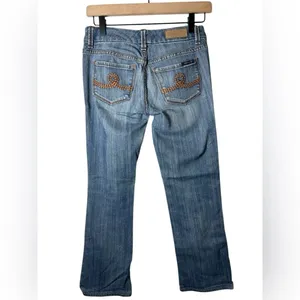 Seven7 Jeans Boot‎ Cut Blue Denim Women’s Size 25 Stretch thumbnail 7