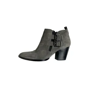 Ivanka Trump Womens Taren Ankle Boots Booties Gray Suede Block Heel Zip 8.5‎ M thumbnail 2