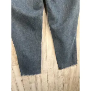 Pacsun Blue High-waisted Frayed Hem Classic Mom Jeans Size 28 100% Cotton thumbnail 8