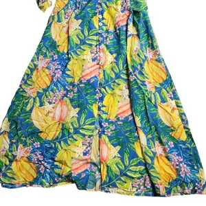 Farm‎ Rio Star Fruits Midi Dress Size: M thumbnail 3