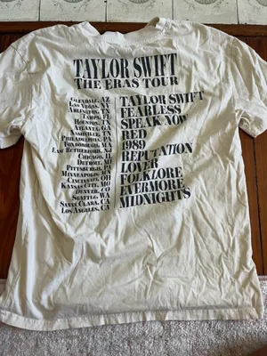 Eras Taylor Swift Tour T-Shirt thumbnail 2