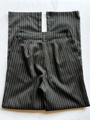 RSQ Alt Pinstripe Straight Leg Trousers thumbnail 4