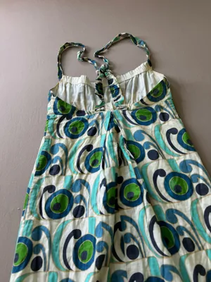 Vintage Notice Retro Printed Cotton Summer Dress thumbnail 5