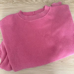 Aerie‎ Small Beyond Oversized Rib Tunic Sweater Pink Preppy Chic Lounge School thumbnail 4