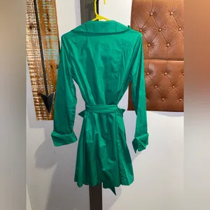 STYLEWE Vibrant Green Long Sleeve Dress coat thumbnail 7