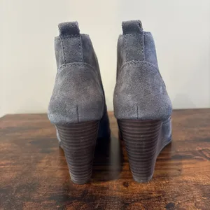 Lucky Brand Women's Zanta Bootie Ankle Boot storm Blue Gray size‎ 7.5 thumbnail 5