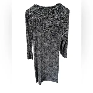 Anne Klein Monochrome Polka Dot Dress thumbnail 2