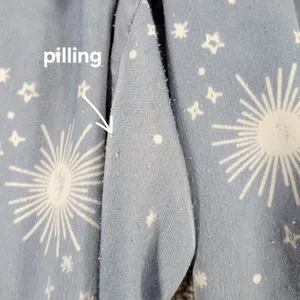 BP Celestial Pajamas Set Womens XS Blue White Sun Stars Moon Pants Button Top thumbnail 6