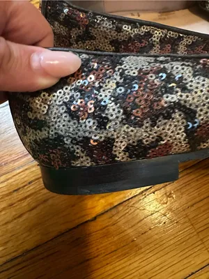 Kate Spade New York "Caty" Animal Leopard Print Sequin Flats Loafers Mobwife thumbnail 8