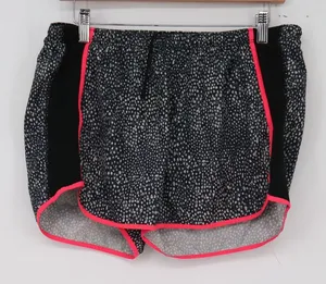 C9 by Champion Shorts Womens M Running Black Dot Neon Pink Trim Excellent thumbnail 1