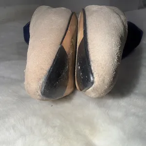 Via Spiga Two-Toned D'Orsay Genuine Leather Blue Taupe Suede Designer Pumps 8.5 thumbnail 6
