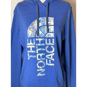 The North Face‎ Sweatshirt Women Medium Blue Logo Hoodie Athletic Gorpcore thumbnail 7