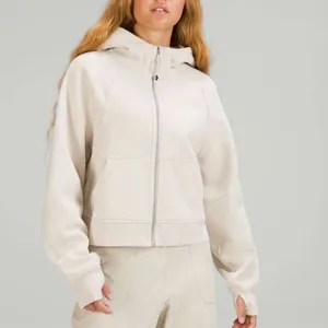 LULULEMON Scuba Oversized Full Zip Natural Ivory Size‎ M/L thumbnail 2