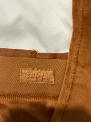 SKIMS Velour Bike Shorts High-Waisted Copper w/Cropped top thumbnail 2