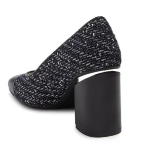 NEW Roller Knit Square-Toe Pumps, Size 7.5 New w/o Box thumbnail 4