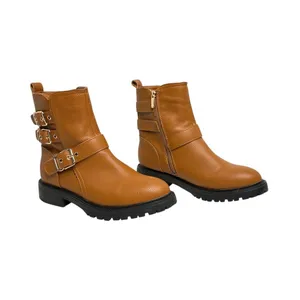 G. C. Shoes Strappy Buckle Moto Cognac Kingsburg Ankle Boots 8.5 EU‎ 39 Casual thumbnail 2