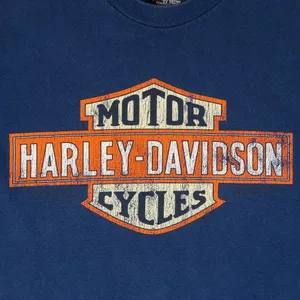 2007 Harley Davidson Navy Blue Shirt thumbnail 5
