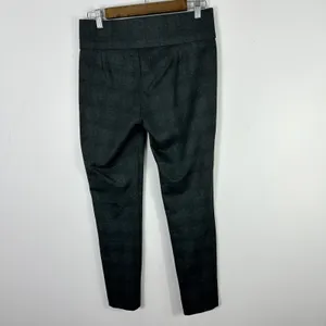 Zara Trafaluc Pants Womens L Gray‎ Plaid Slim Fit Preppy Academia Workwear thumbnail 4