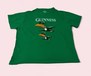 Guinness Green Short Sleeve Tee with Toucan Graphic thumbnail 1